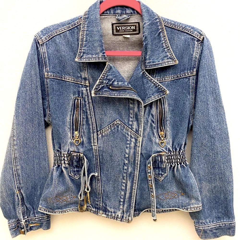 Vintage Crop Jean Jacket